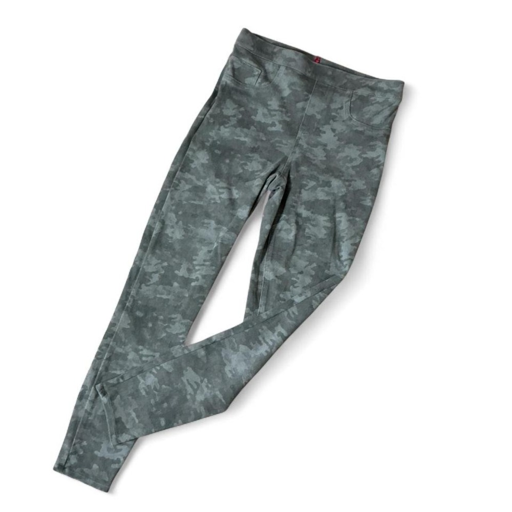 SPANX Camo Ponte Knit‎ Leggings Gray Medium Comfortable Casual Pants M